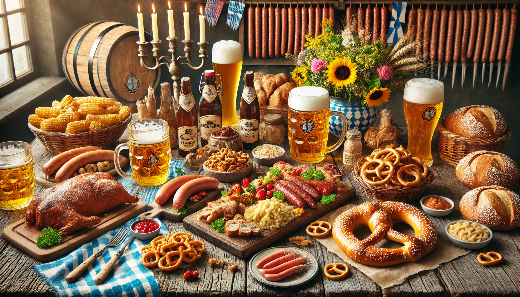 Traditionelle bayerische Speisen